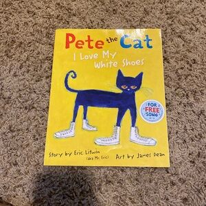 Pete the cat I love my white shoes